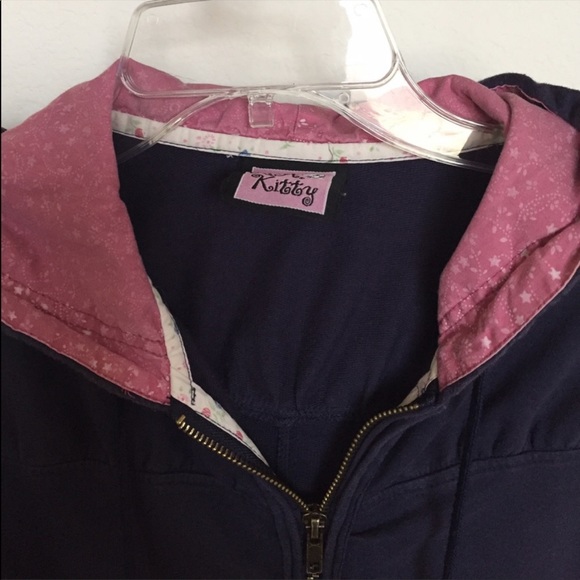 Zip up hoodie with patchwork - Picture 4 of 7